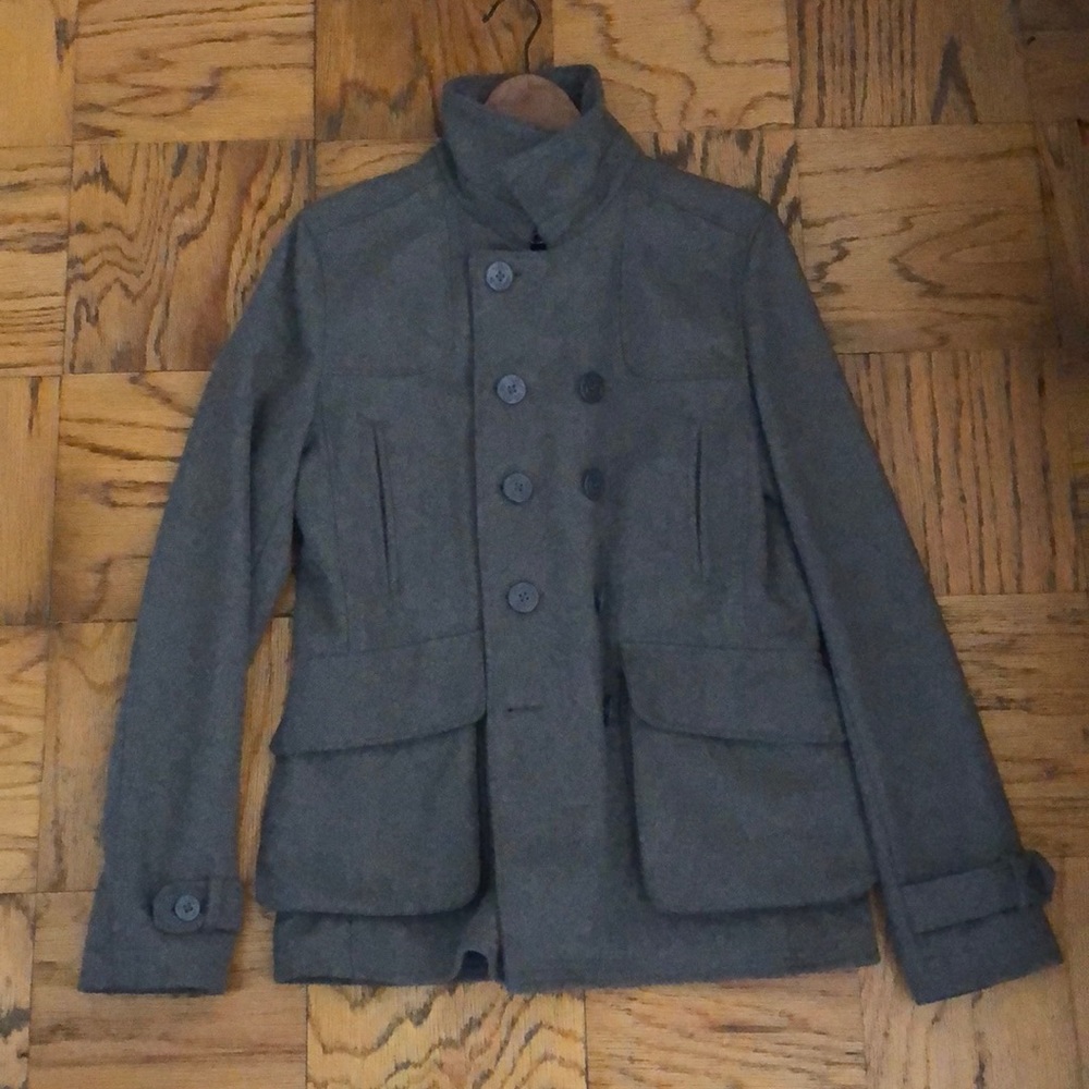 GRAY TOPMAN WOOL JACKET
